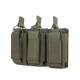 New tactical triple-link pouch, triple magazine pouch with attachment, pistol magazine pouch, multi-purpose storage bag for military enthusiasts