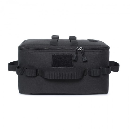 Outdoor camping picnic utensils storage bag handbag multi-functional folding portable tool storage bag Oxford cloth