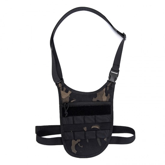 Outdoor underarm bag, multi-purpose camping bag, tactical underarm invisible bag, military enthusiast outdoor camouflage equipment