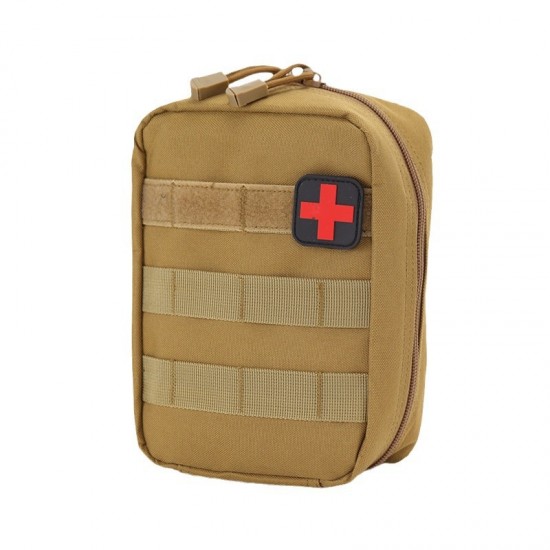 Oxford cloth military enthusiast tactical polyester medical bag, tool waist bag, first aid kit, outdoor mountaineering survival kit