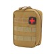 Oxford cloth military enthusiast tactical polyester medical bag, tool waist bag, first aid kit, outdoor mountaineering survival kit