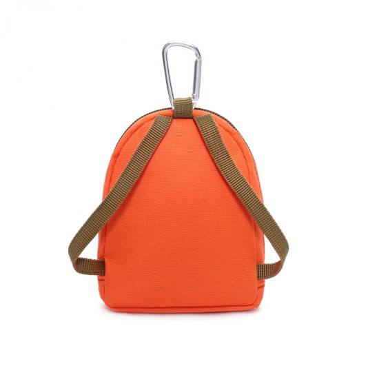 Outdoor personalized mini backpack, multi-function key, earphone storage bag, coin purse, decorative pendant bag